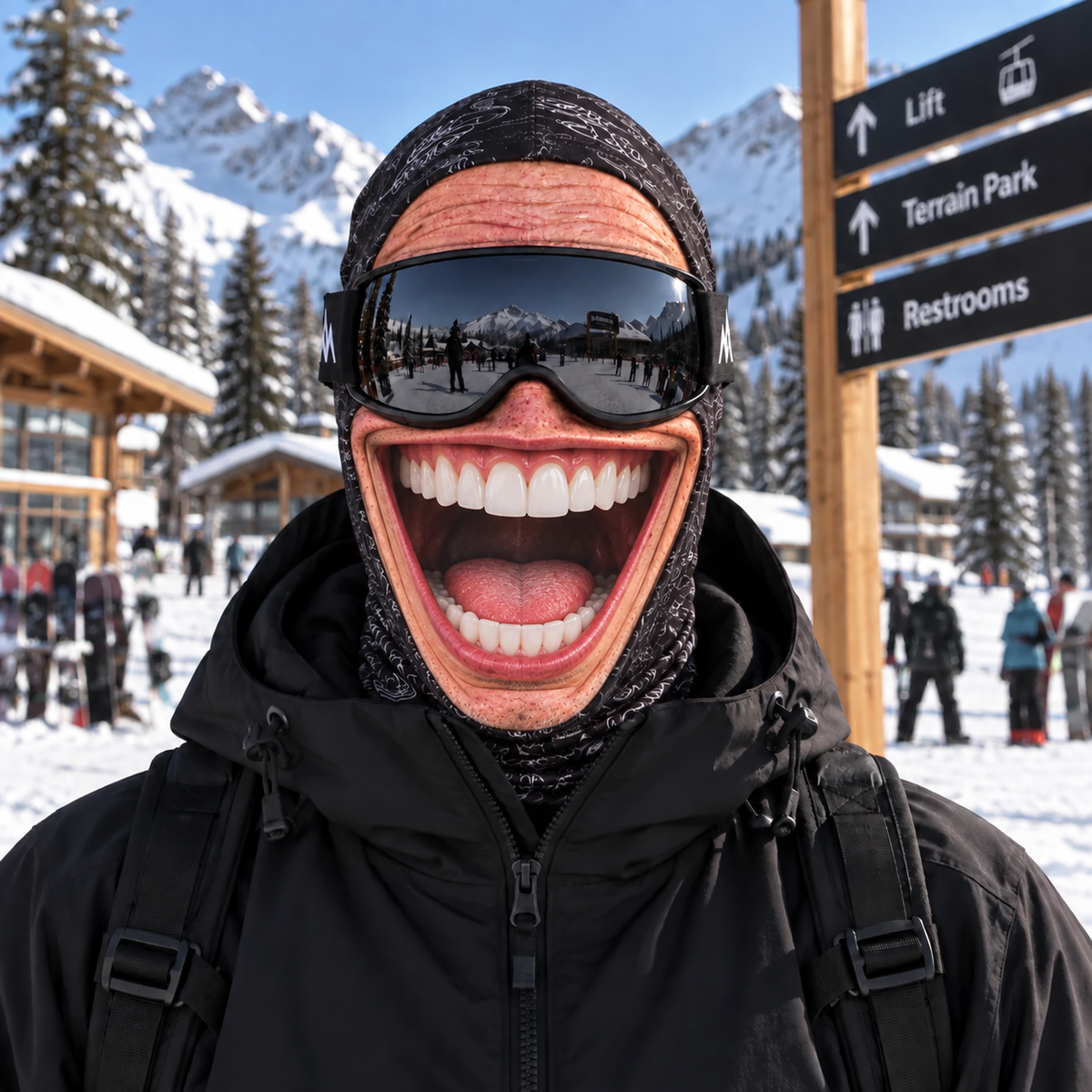 SmileySlopes™ Ski Masks