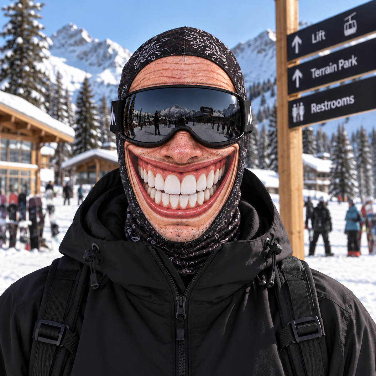 SmileySlopes™ Ski Masks