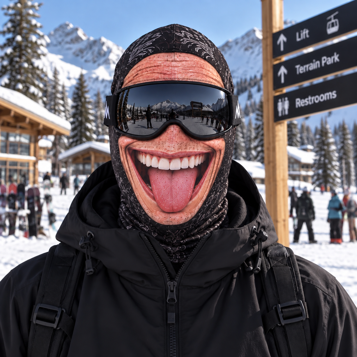 SmileySlopes™ Ski Masks