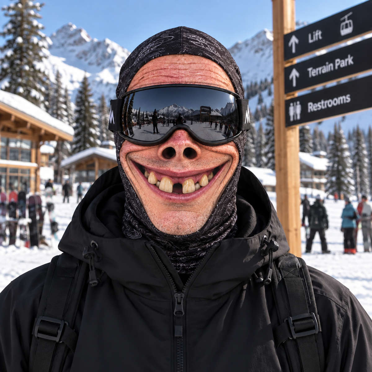 SmileySlopes™ Ski Masks